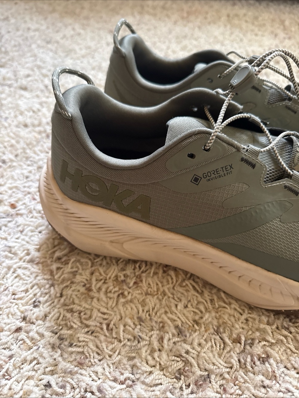 Hoka Transport Sea Moss Eucalyptus Size 13D Shoes FE1223k - Picture 3 of 10